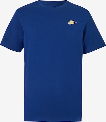 Nike SportswearRegular Fit Majica 'CLUB' - plava boja: prednji dio