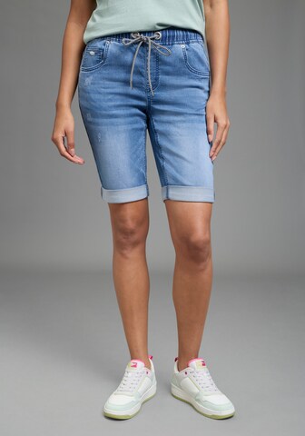 KangaROOS Slimfit Jeans in Blau: Vorderseite