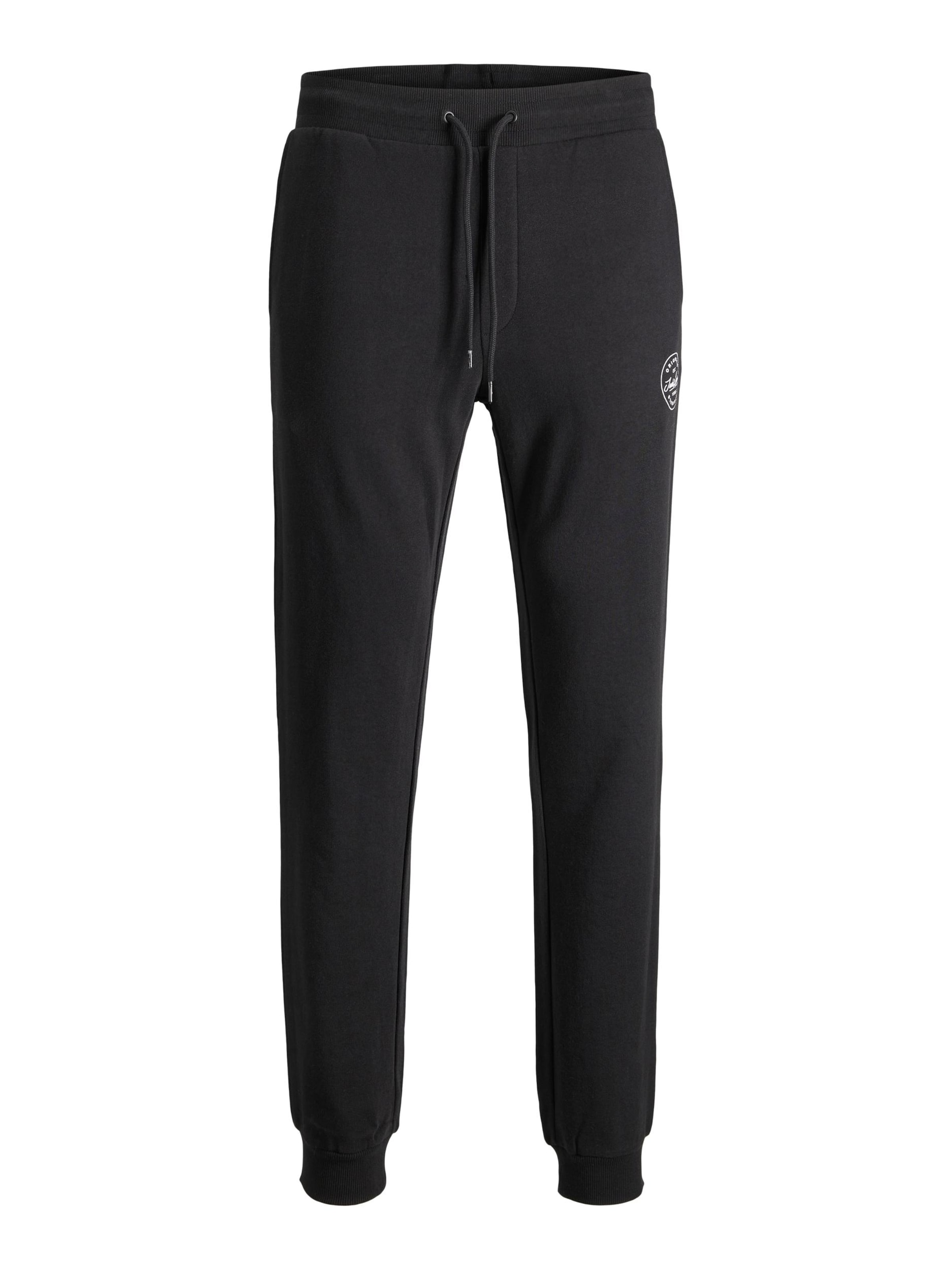 JACK & JONES Pants 'Gordon Shark' in Black: front