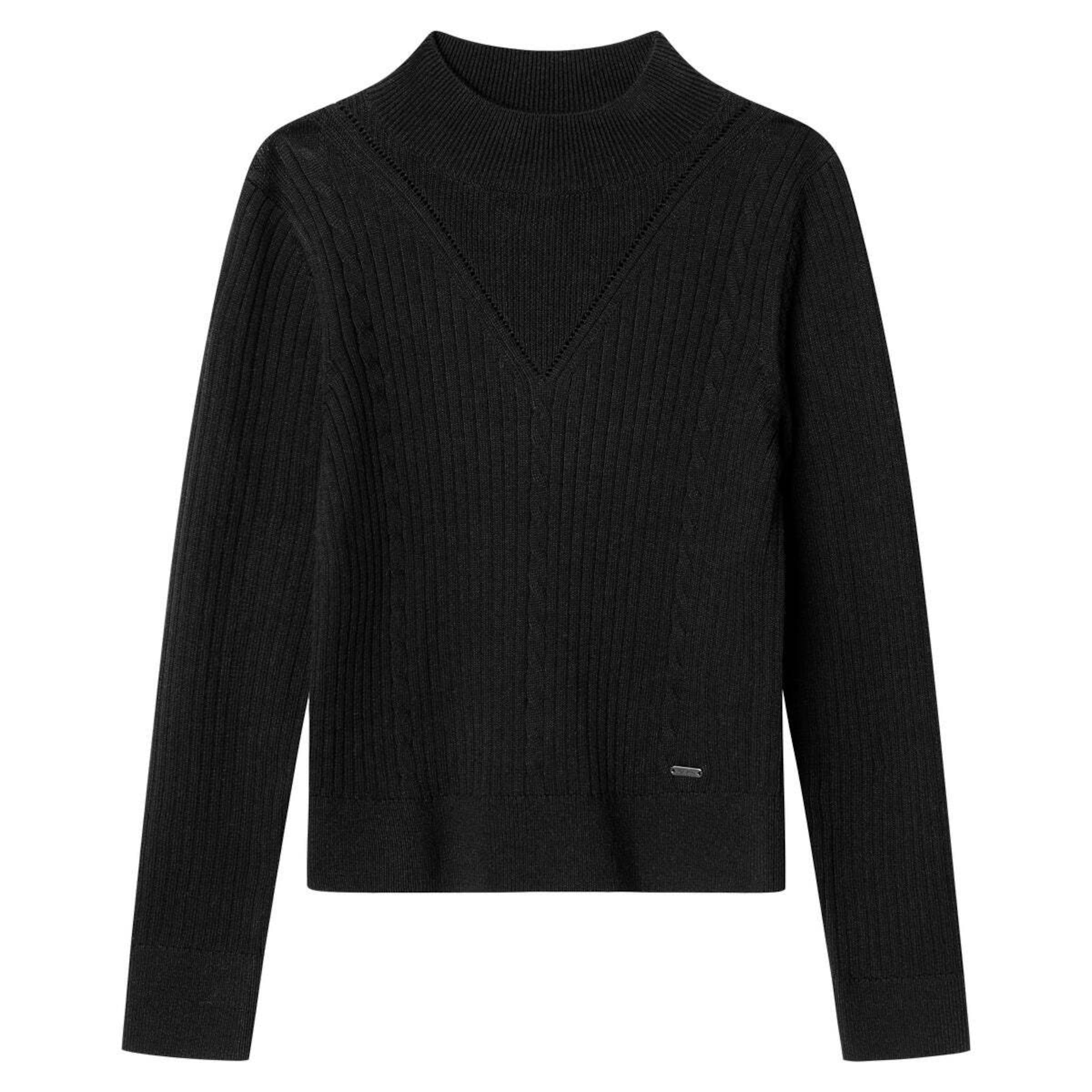Pepe Jeans - Jersey 'Marla' en negro: frente