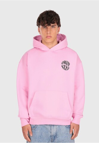 Sweat-shirt Dropsize en rose : devant