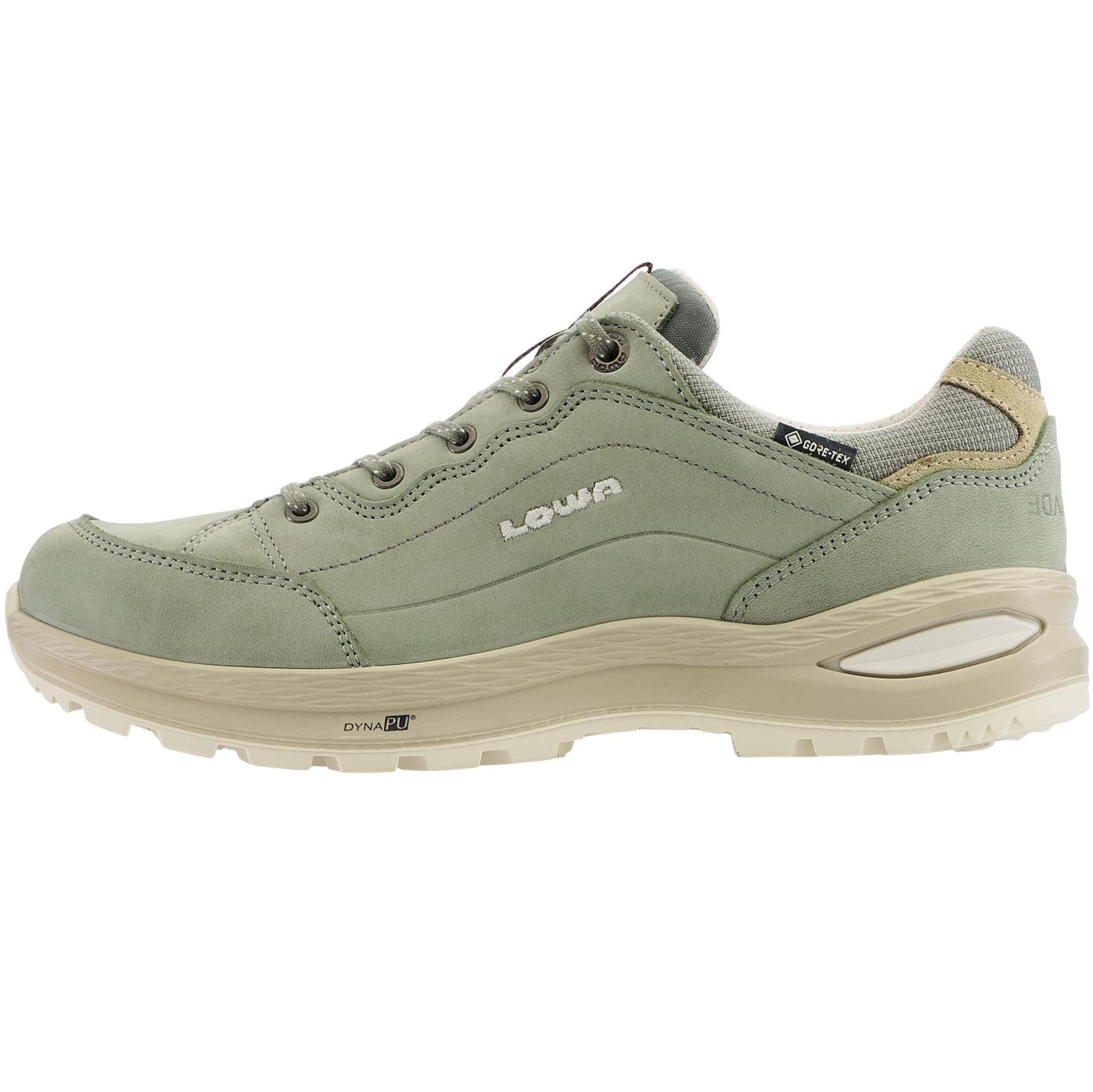LOWA Flats 'Renegade EVO GTX' in Green: front