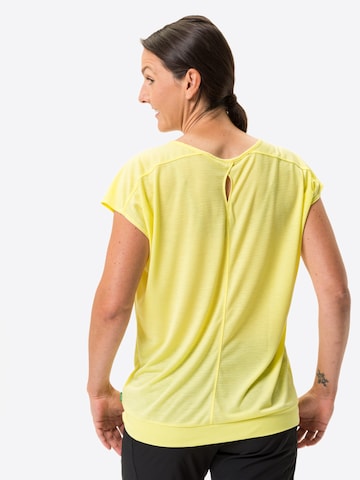 VAUDE Functioneel shirt 'Skomer' in Geel