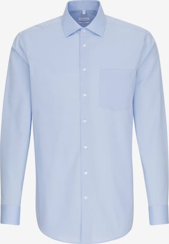 Coupe regular Chemise business SEIDENSTICKER en bleu : devant