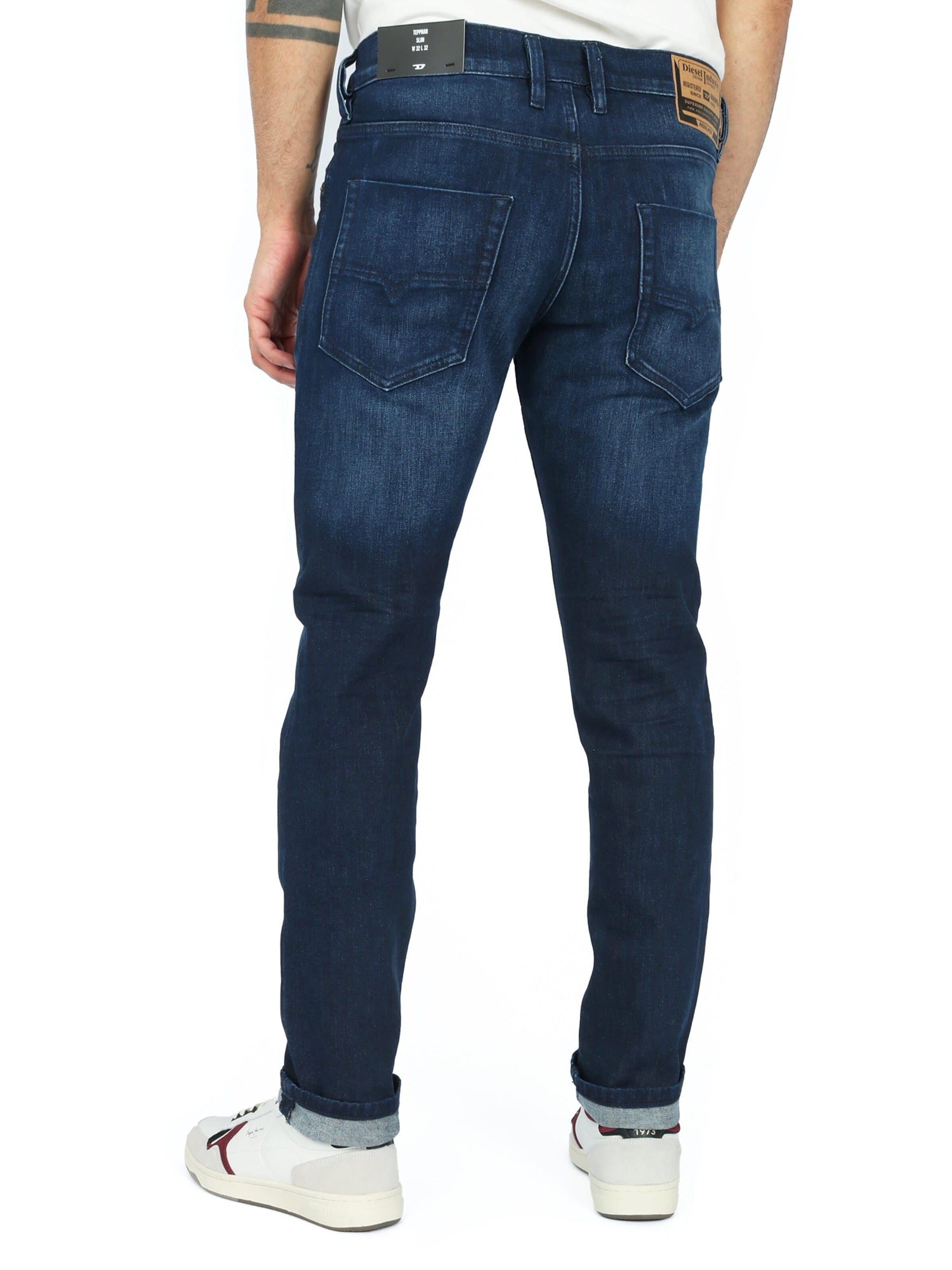DIESEL Slimfit Jeansy 'Tepphar-X' w kolorze niebieski