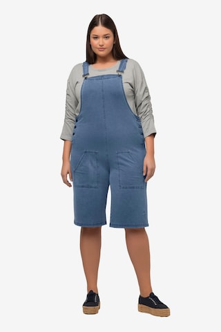 Ulla Popken Regular Latzhose in Blau