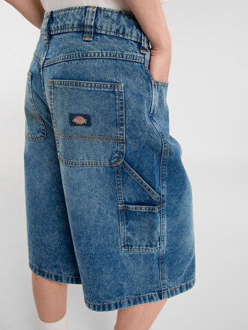 DICKIES - Loosefit Calças de ganga em azul