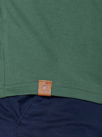 GREENBOMB Shirt 'Bike Path' in Green