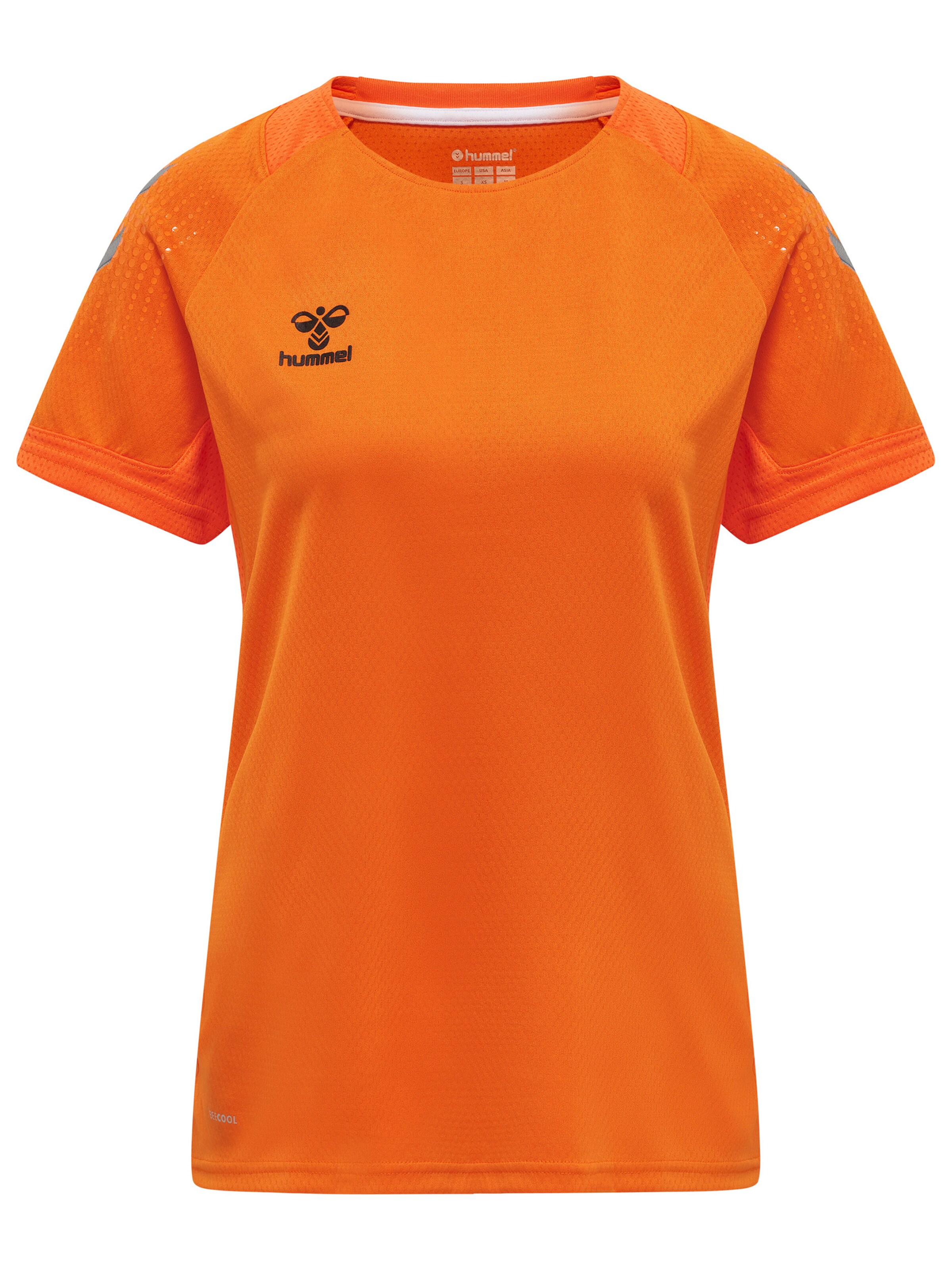 Hummel Functioneel shirt 'Lead' in Oranje: voorkant