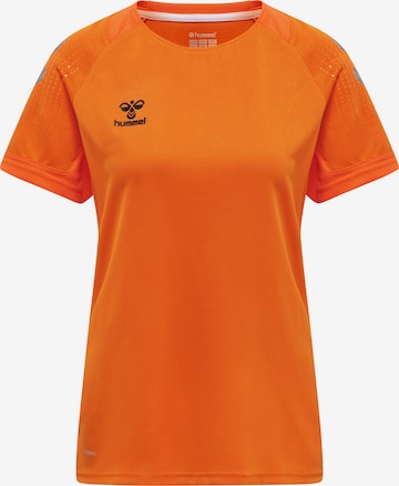 Hummel - Camiseta funcional en naranja: frente