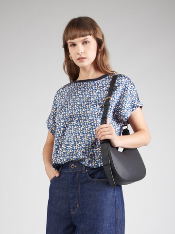 T-shirt COMMA en bleu : devant