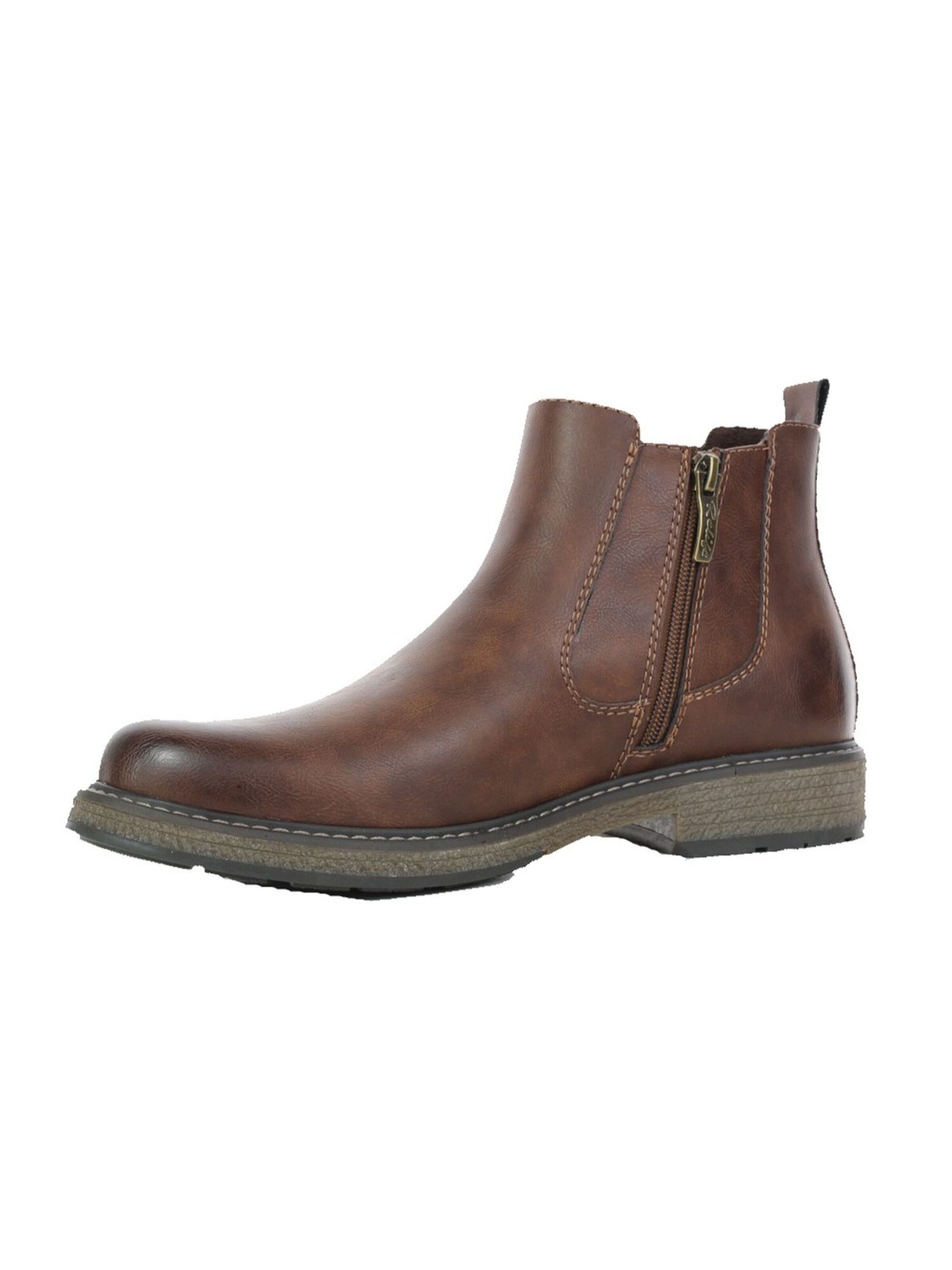 Relife Chelsea boots in Brown: front
