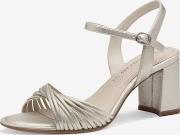 Tamaris Pántos szandál - bézs: elől