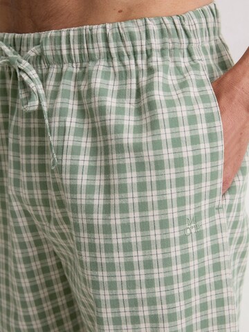 Pantalon de pyjama ' Cozy Flannel ' Marc O'Polo en vert
