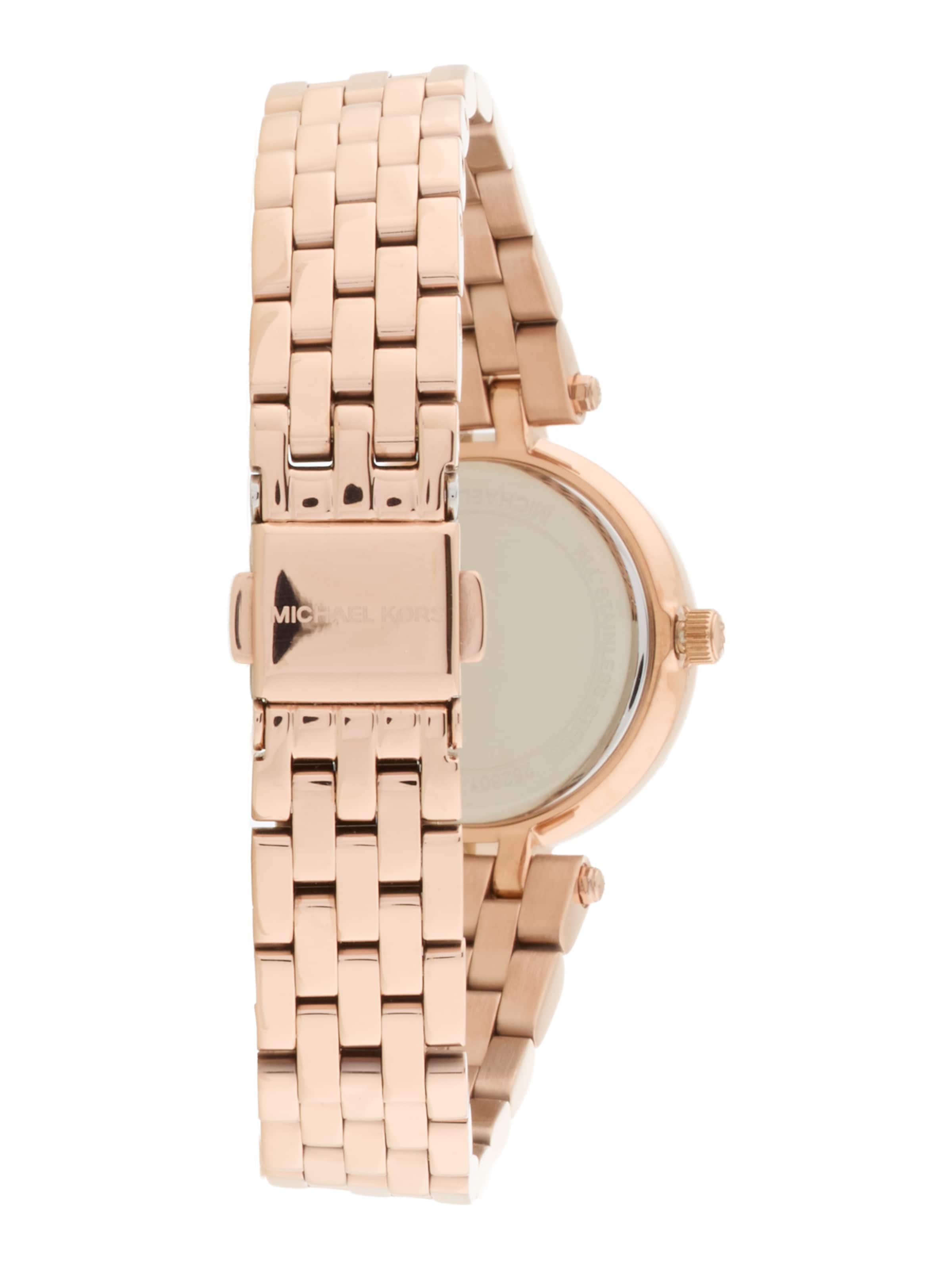 MICHAEL Michael Kors Analogna ura 'DARCI' | zlata barva: zadnja stran