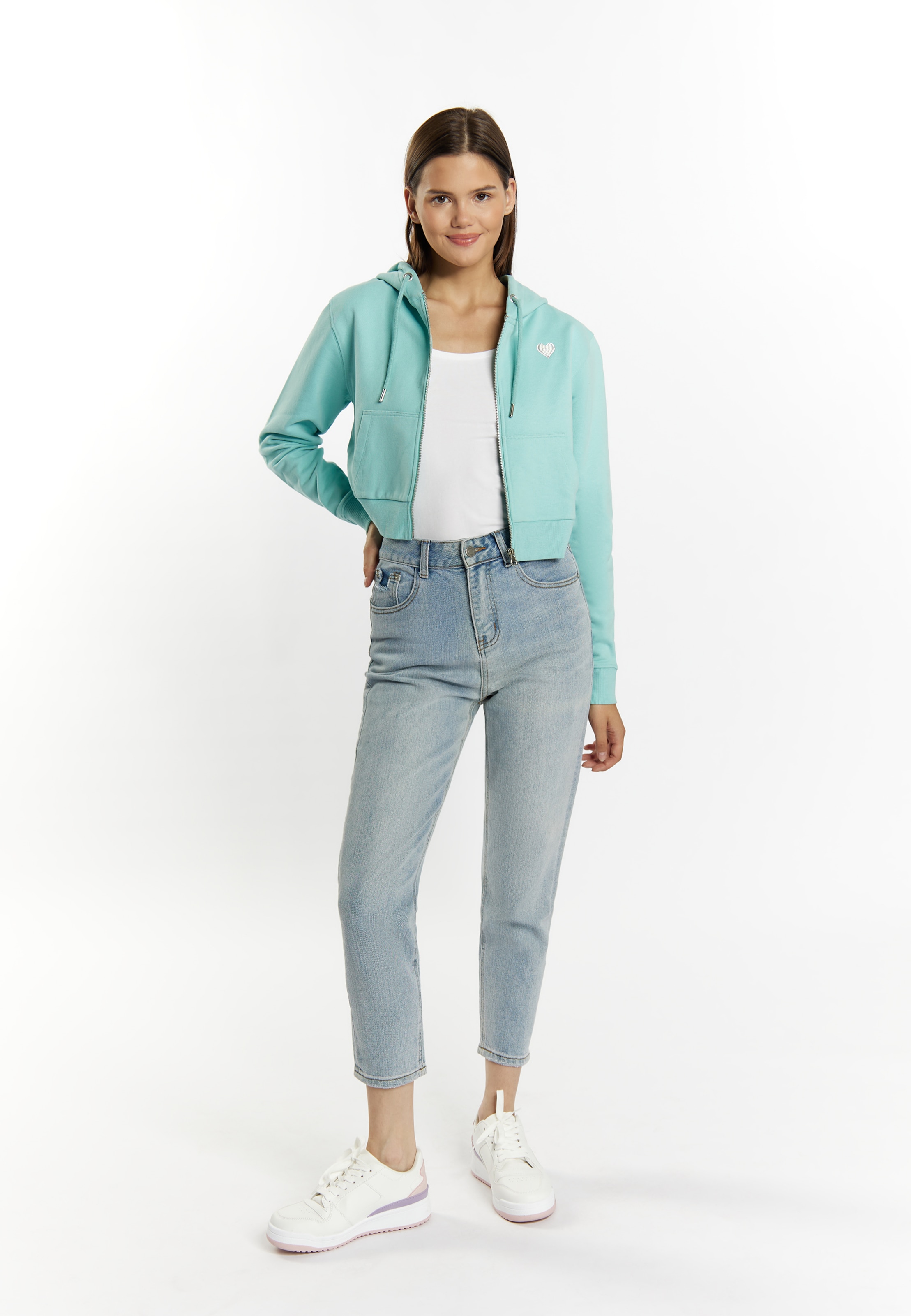 Sweat-shirt swirly en bleu