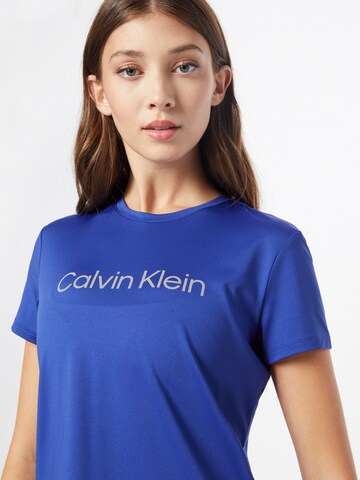 Tricou funcțional de la Calvin Klein Sport pe albastru