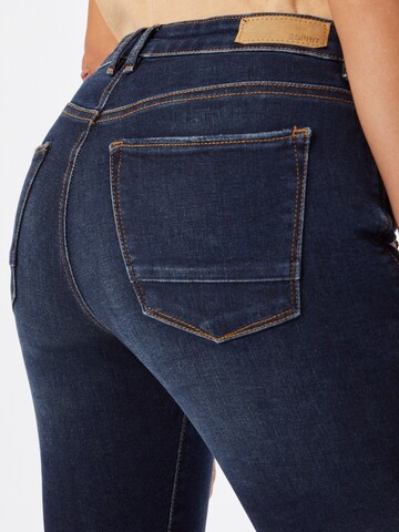 ESPRIT Skinny Džíny – modrá