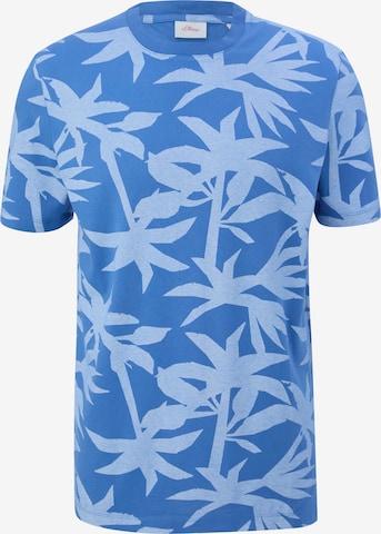 T-Shirt s.Oliver en bleu : devant