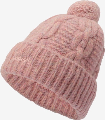COACH Beanie in Pink: front