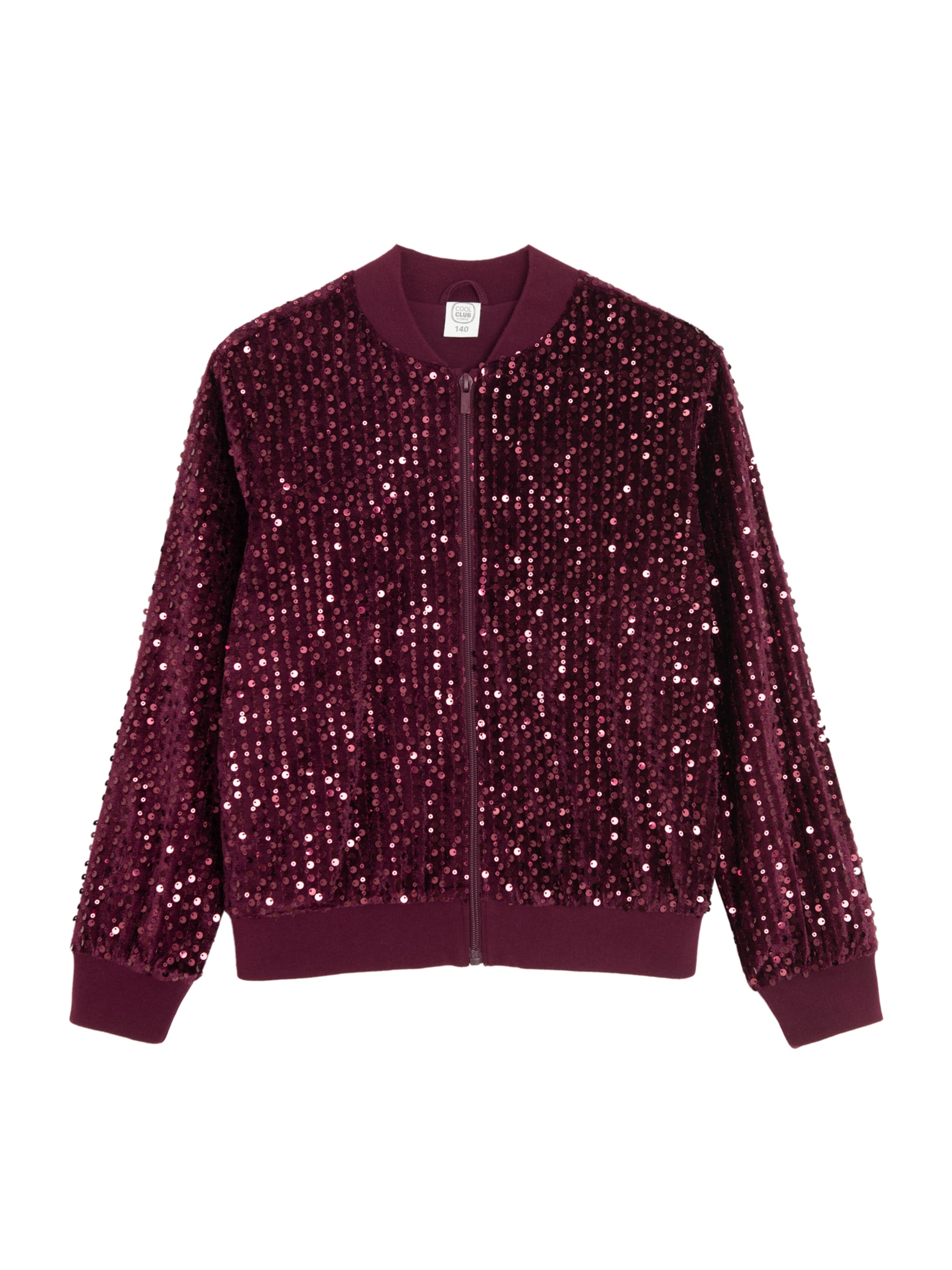 Cool Club Collegetakki värissä punainen: etupuoli