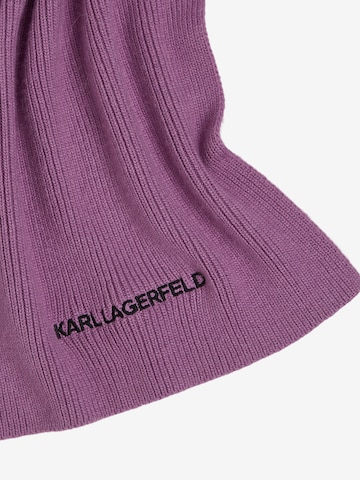 Karl Lagerfeld - Cachecóis 'Essential' em roxo