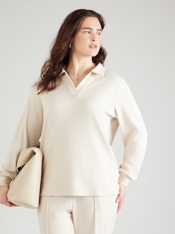 Maglietta di ONLY Carmakoma in beige: frontale