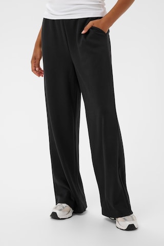 Kaffe - Loosefit Pantalón 'KAAnnika' en negro: frente