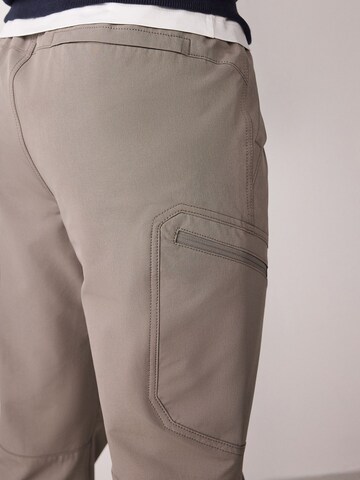 Next Slimfit Cargobroek in Grijs