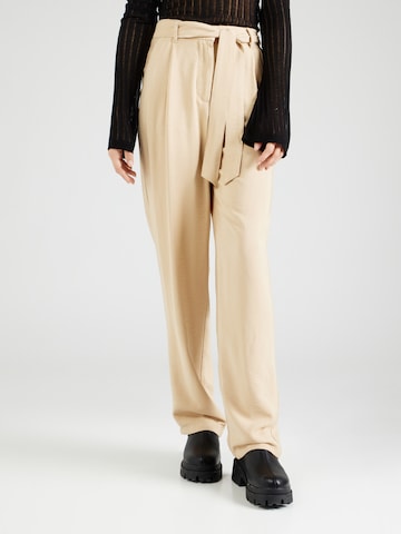 Loosefit Pantalon à pince 'ELSA' VERO MODA en beige : devant