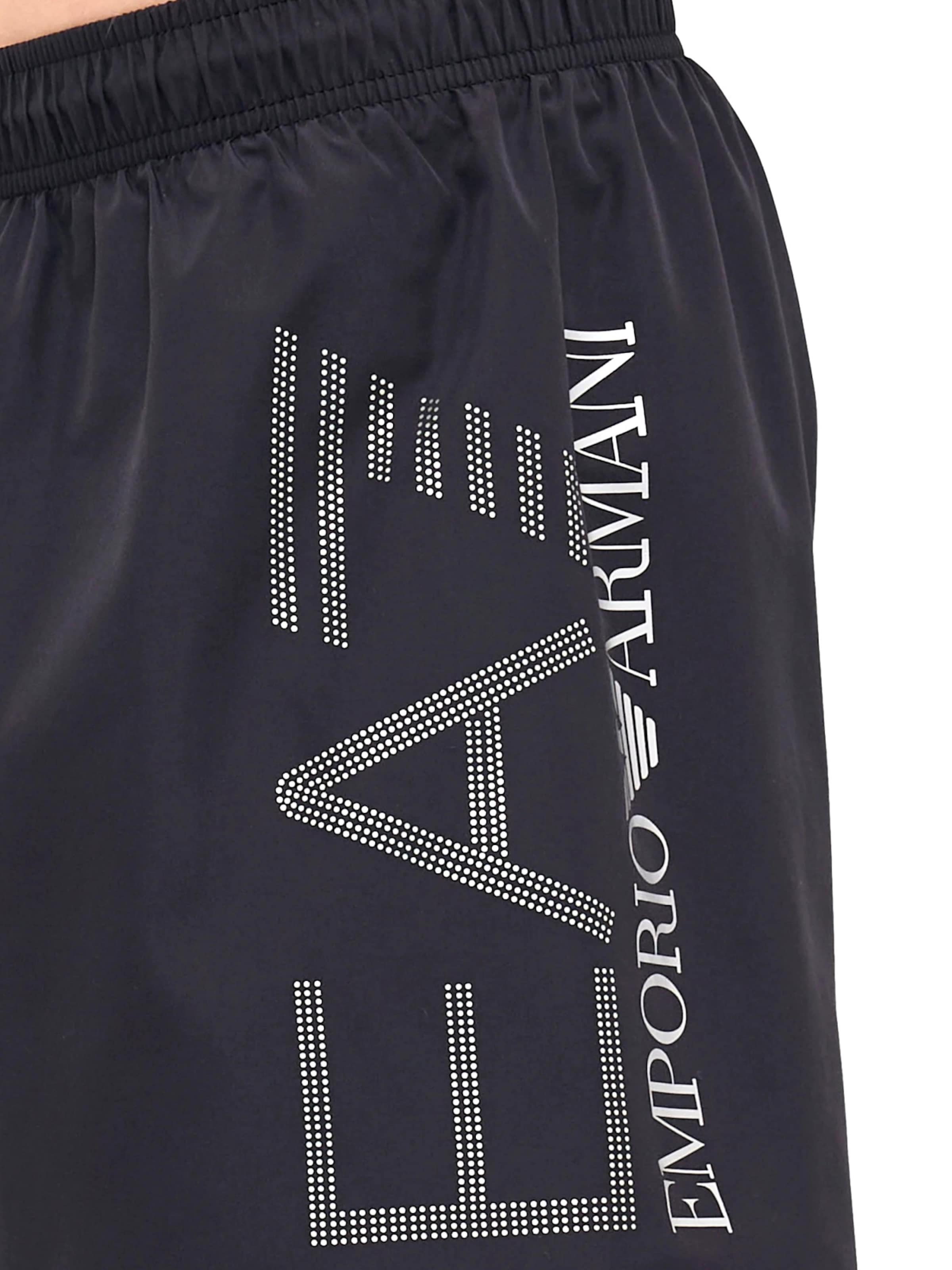 Pantaloncini da bagno di EA7 Emporio Armani in nero