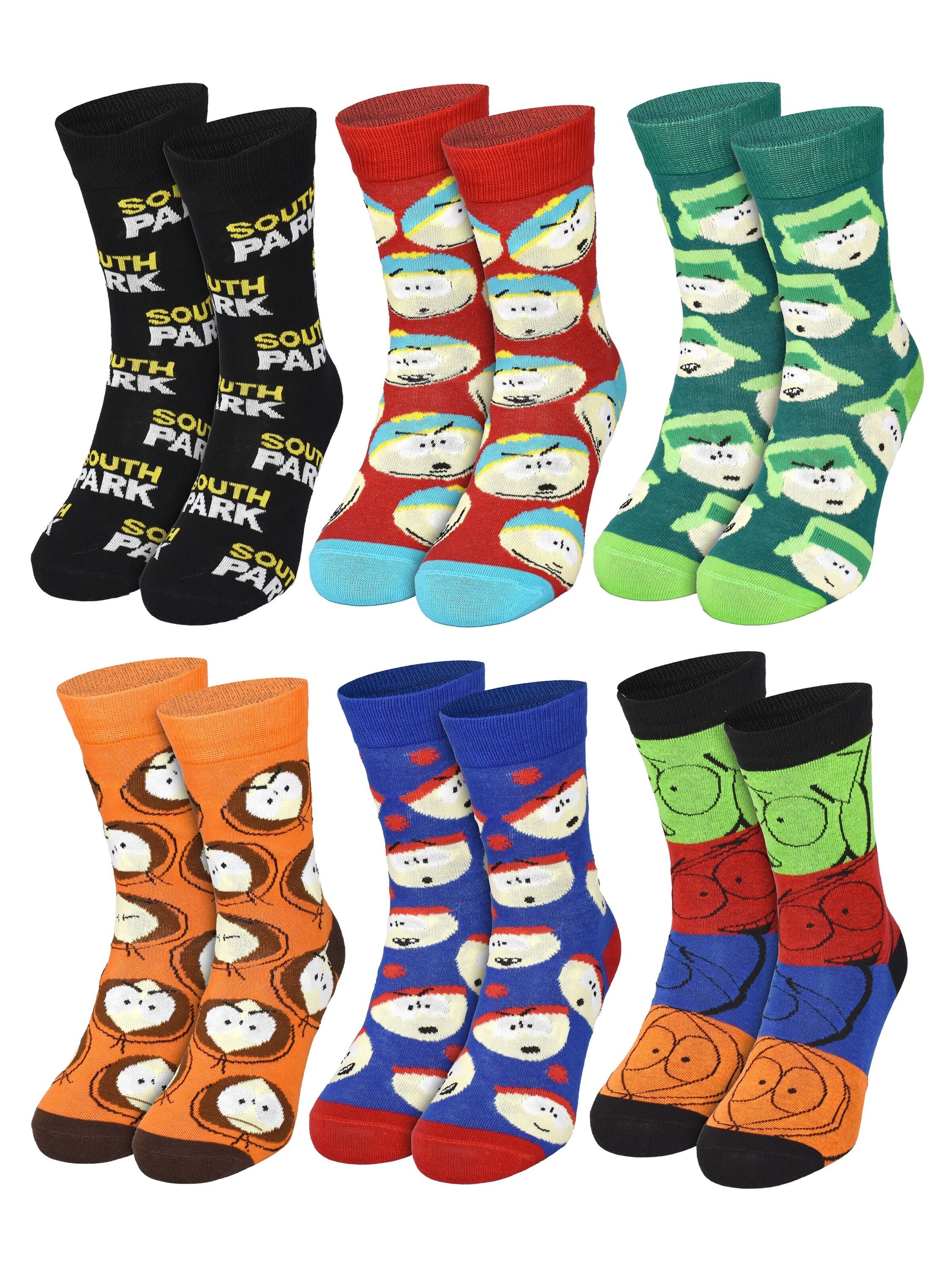 United Labels Socks 'Adventskalender South Park mit 12 Paar' in Mixed colours