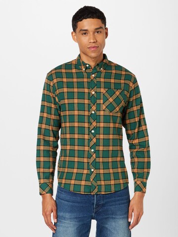 Redefined Rebel - Regular Fit Camisa 'Houston' em verde: frente