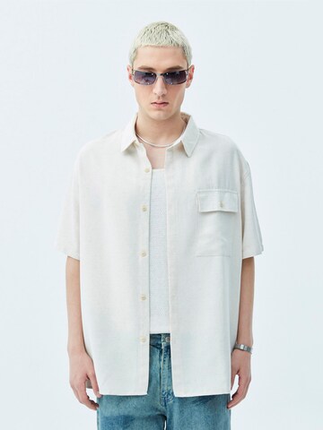 Camicia 'Arlington' di VAMOS CLO in bianco: frontale