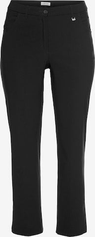 KjBRAND Regular Pants in Black: front