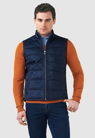 PIERRE CARDIN Vest in Blue: front