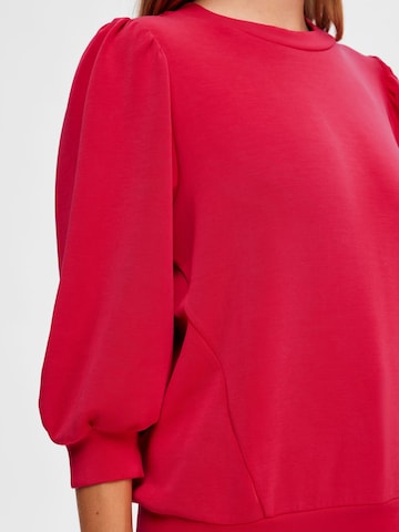 SELECTED FEMME Sweatshirt 'Tenny' in Rot