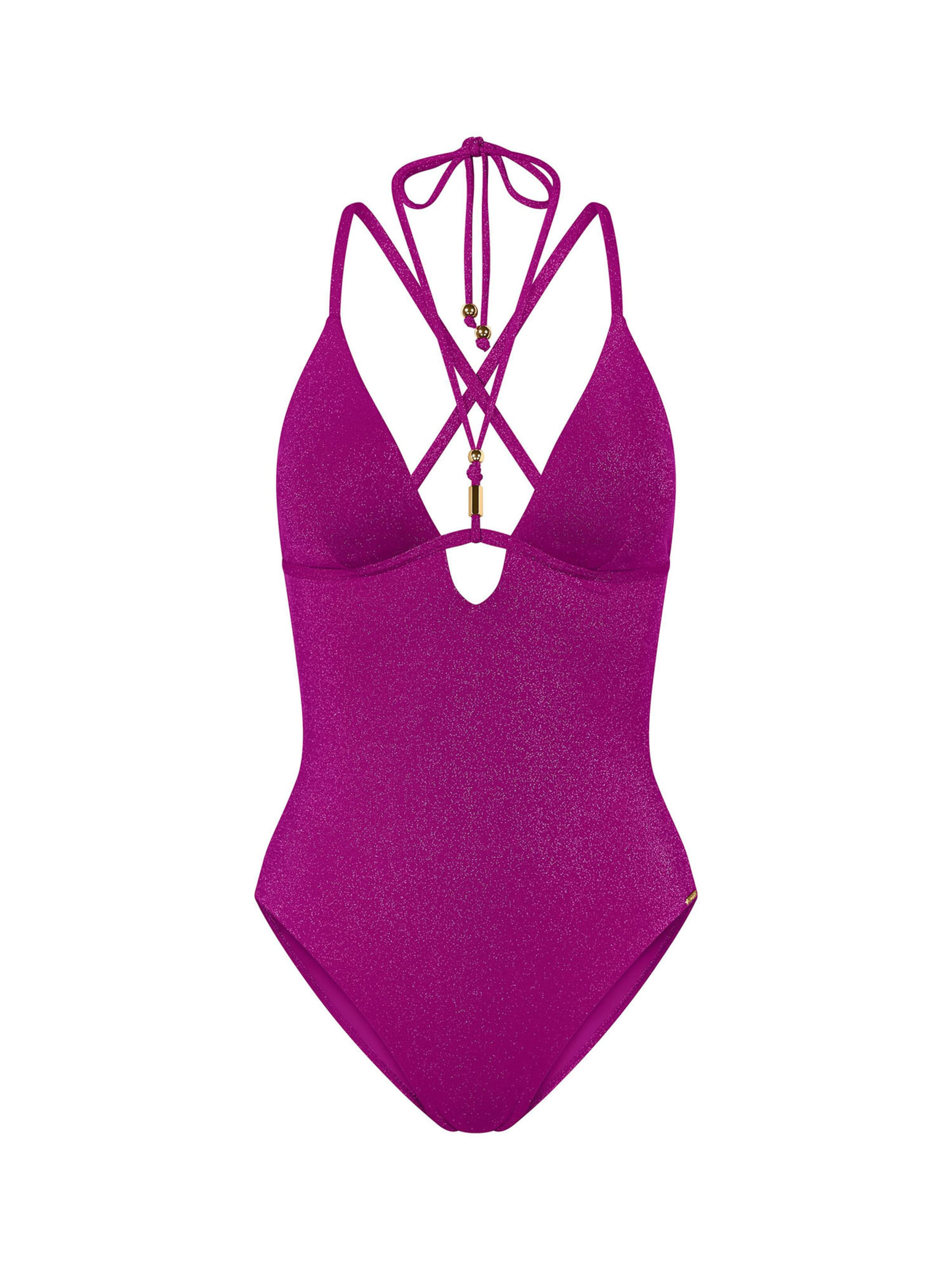 TRIUMPH Badeanzug ' Red Label Summer Sunset ' in Lila: Vorderseite