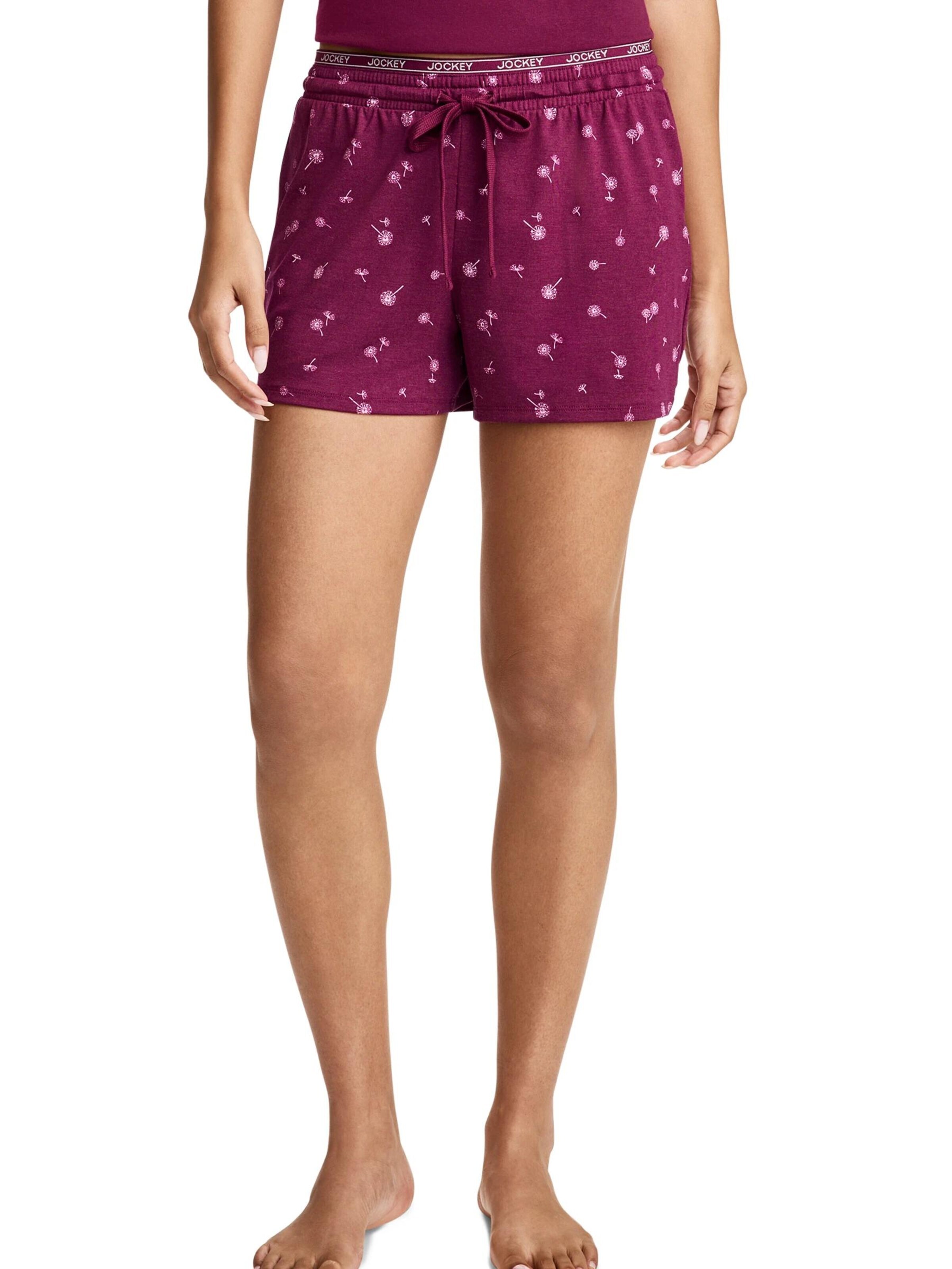 JOCKEY Pants 'Soft Touch Luxe Short' in Red: front