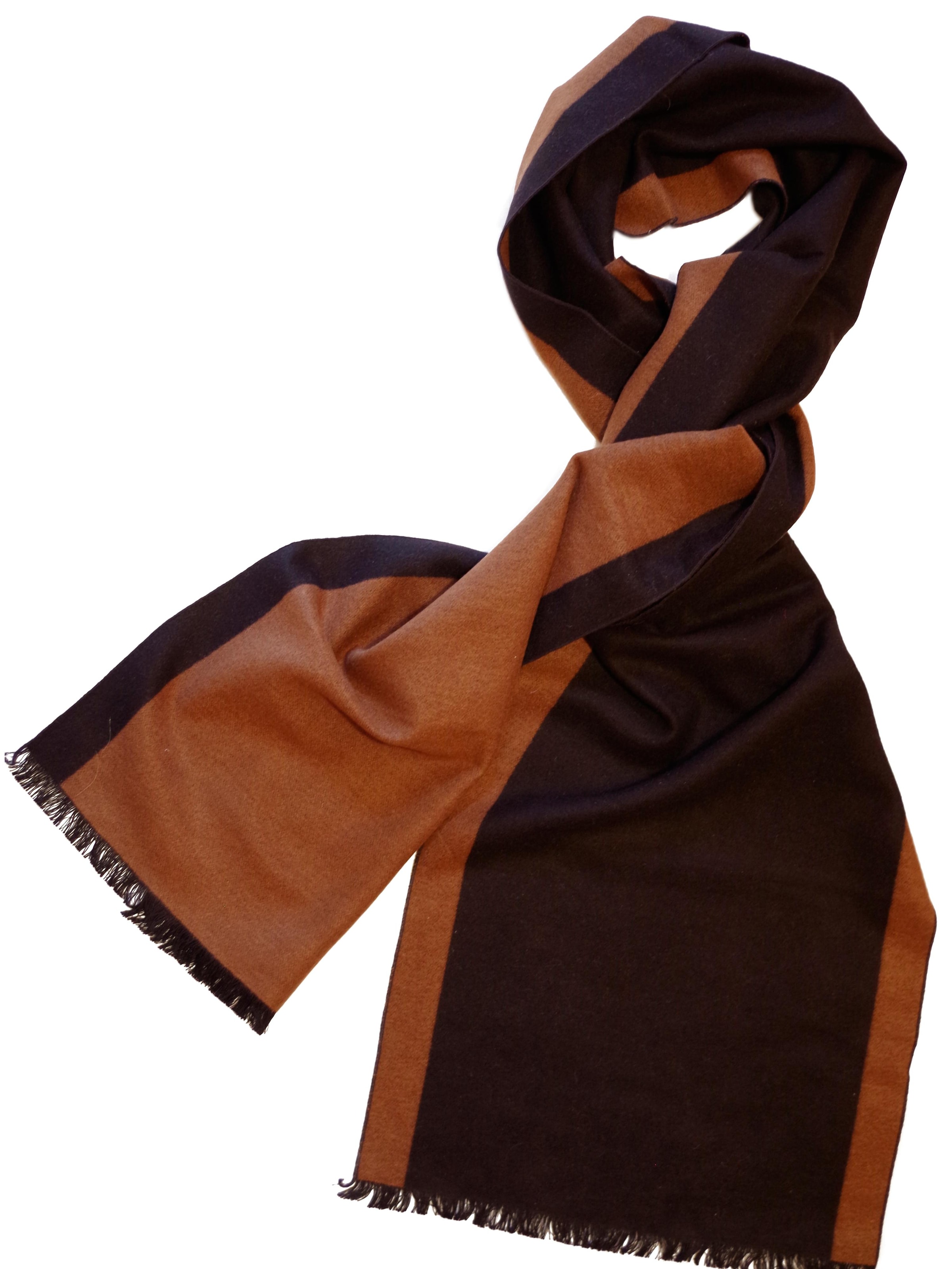 Posh Gear Scarf 'Bicolor' in Beige: front