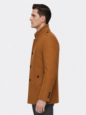 ALLTHEMEN Winter Coat 'Winterruhe' in Brown