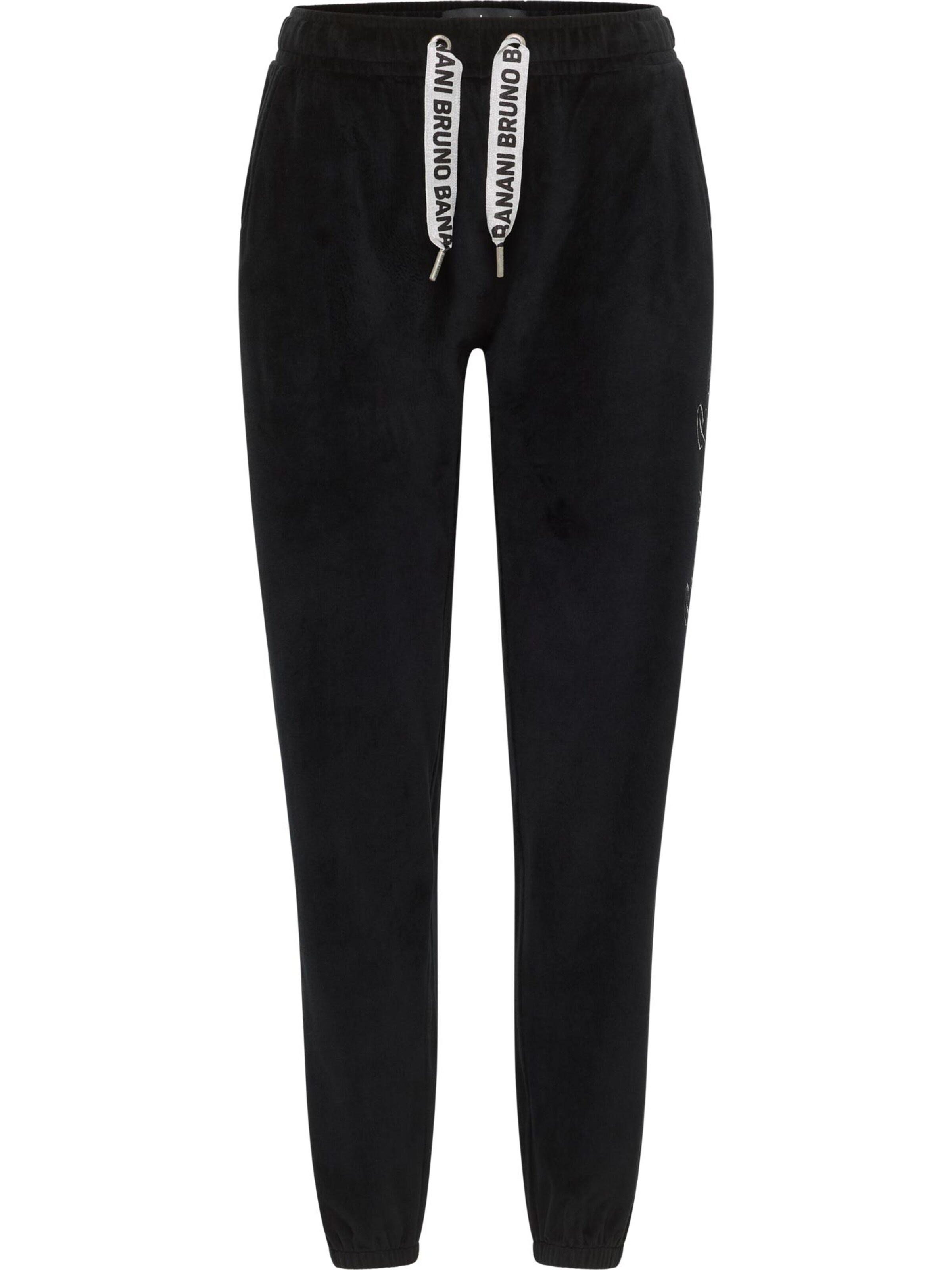 Bruno Banani Tapered Pants ' ESTRADA ' in Black: front