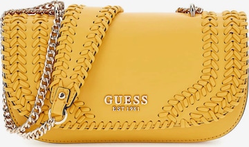 GUESS Crossbody Bag 'Tatum' in Yellow: front