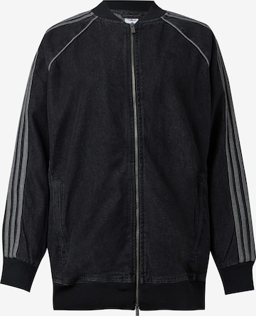 juoda ADIDAS ORIGINALS Demisezoninė striukė: priekis