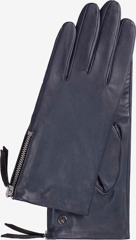 KESSLER Full Finger Gloves 'Demi' in Blue: front