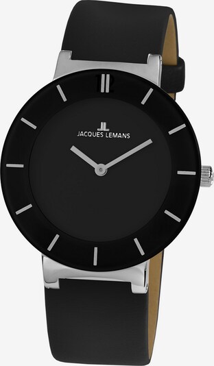 Jacques Lemans Uhr in schwarz / silber, Produktansicht
