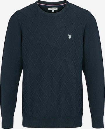 U.S. POLO ASSN. Pullover 'Remy' in Blau: Vorderseite