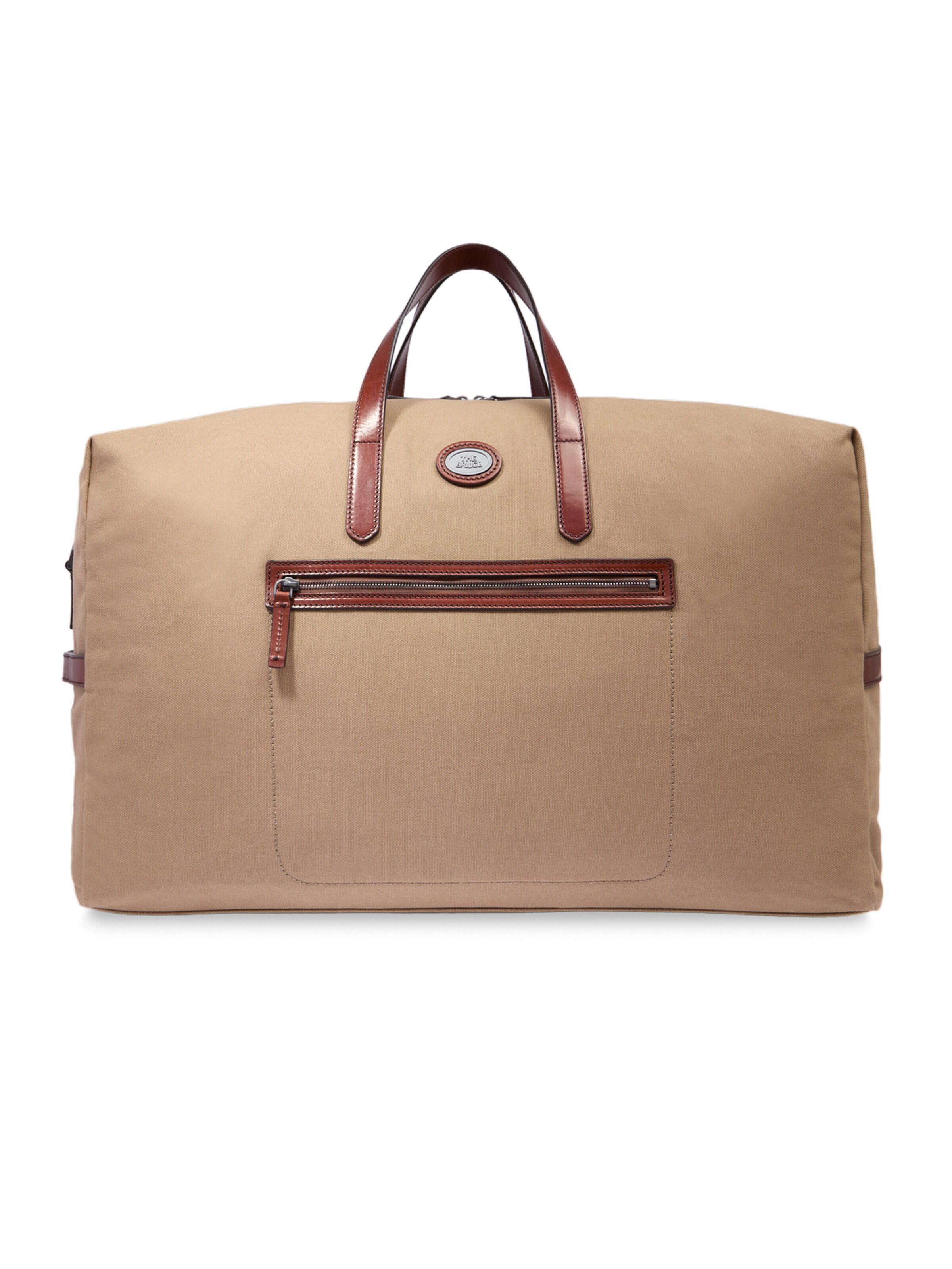 Sac de voyage The Bridge en beige : devant