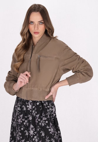 DreiMaster Vintage Between-season jacket in Brown: front