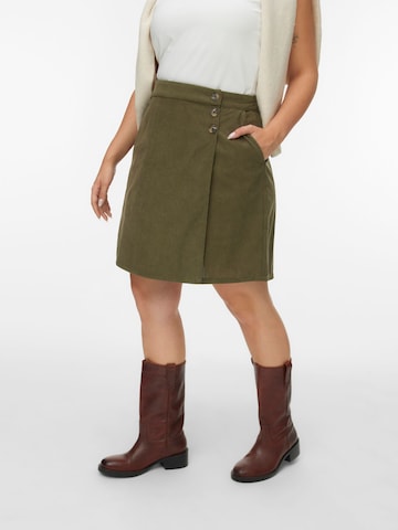 Vero Moda Curve - Falda en verde: frente